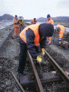 Replacing sleepers on the Cob - Tony Baker