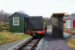 Replica water tank at Beddgelert - picture by John Hine