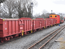 The B wagons after arrival at Dinas (L.Armstrong)