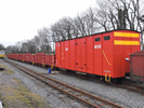 The B wagons after arrival at Dinas (L.Armstrong)