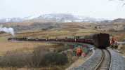 Repairing ballast wall Tro Ffridd - David Firth