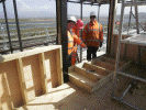 Fitting signal box panels - Tony Baker