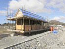 Felting the signal box roof - Tony Baker