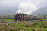 Prince heads 12 coaches to Hafod y Llyn with Palmerston at the rear - Andrew Thomas