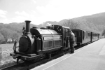 The vintage train after arrival at Beddgelert - Photo by Chris Parry