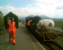 Weed killing train at Pont Croesor - Phil Nock