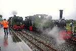 Crossing the service train at Pont Croesor - David Firth