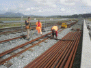 Stacking rails on the Cob - Steve Broomfield