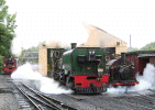 Morning at the loco shed - David Firth