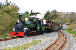 The F&WHR ran a special train from Porthmadog to Rhyd Ddu to carry walkers and their cycles to the opening. (Pic: Chris Parry)