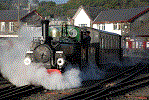 Trains run into Porthmadog again - archive pic by F&WHR