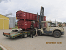 B wagon being loaded at the Sandstone Estate, November 2012 (W.Mole)