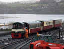 The final departure from Harbour Station on the old layout - Andrew Thomas