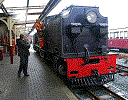 A Garratt will now fit under the station canopy - Pic: F&WHR