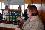 Admiring the signal box - Pic: Chris Parry