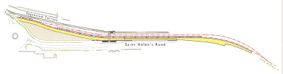 Caernarfon station proposed track layout - Pic F&WHR