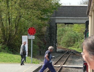 Dinas Station Foot Crossing and Road Bridge