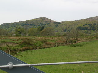 Osprey site from Pont Dylif