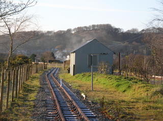 Appraoching Pen y Mount station