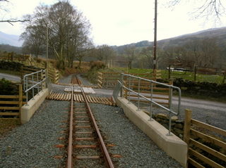 Cwm Cloch middle riverbridge and crossing